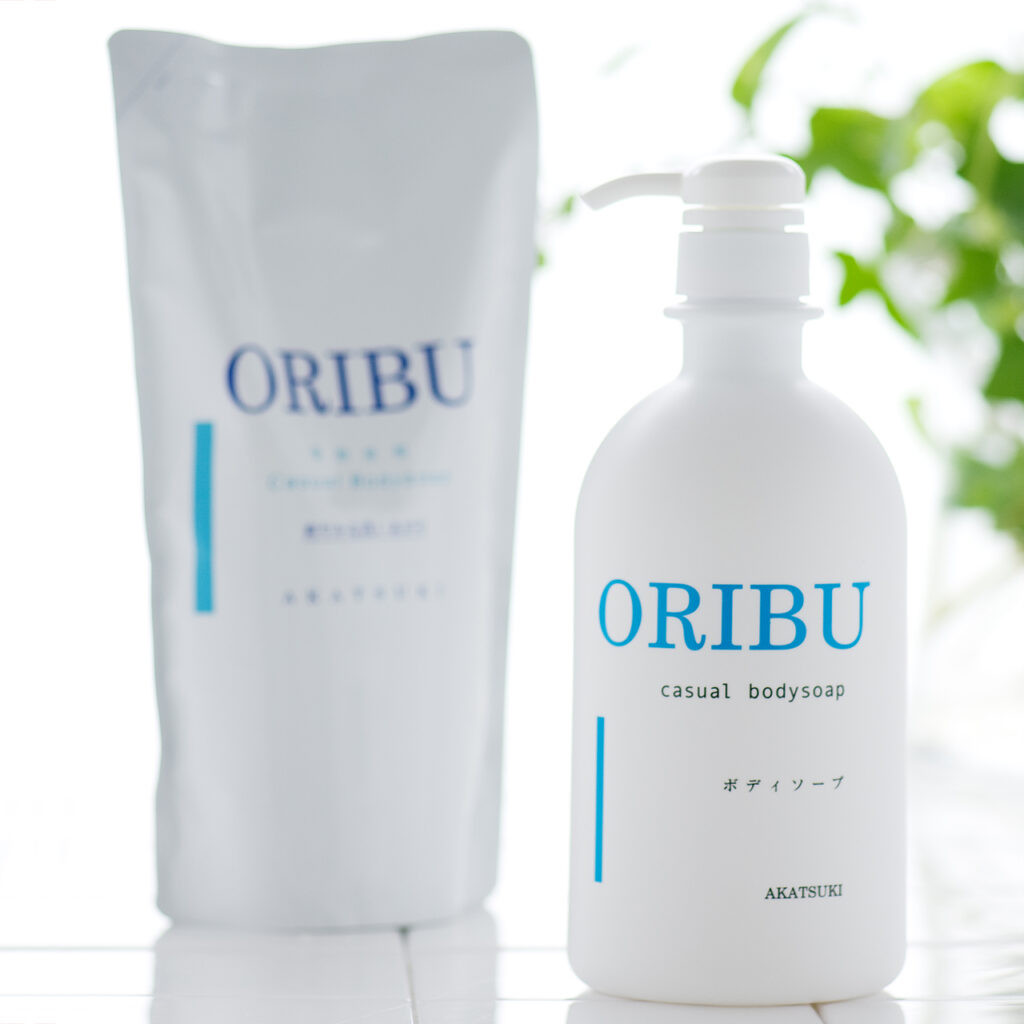  暁石鹸 ORIBU果樹亜瑠 ボディソープ